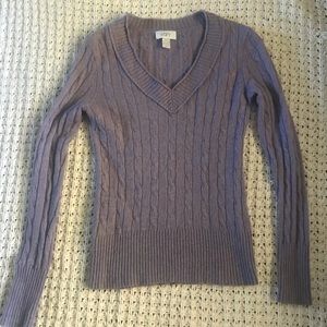 Ann Taylor Loft purple sweater